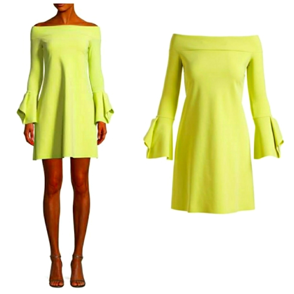 Chiara Boni Berit off the Shoulder Cocktail Dress - Picture 2 of 9